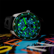 Spinnaker x The Dial Artist LE Croft 39 Automatic Blood Orange Watch #SP-5141-33