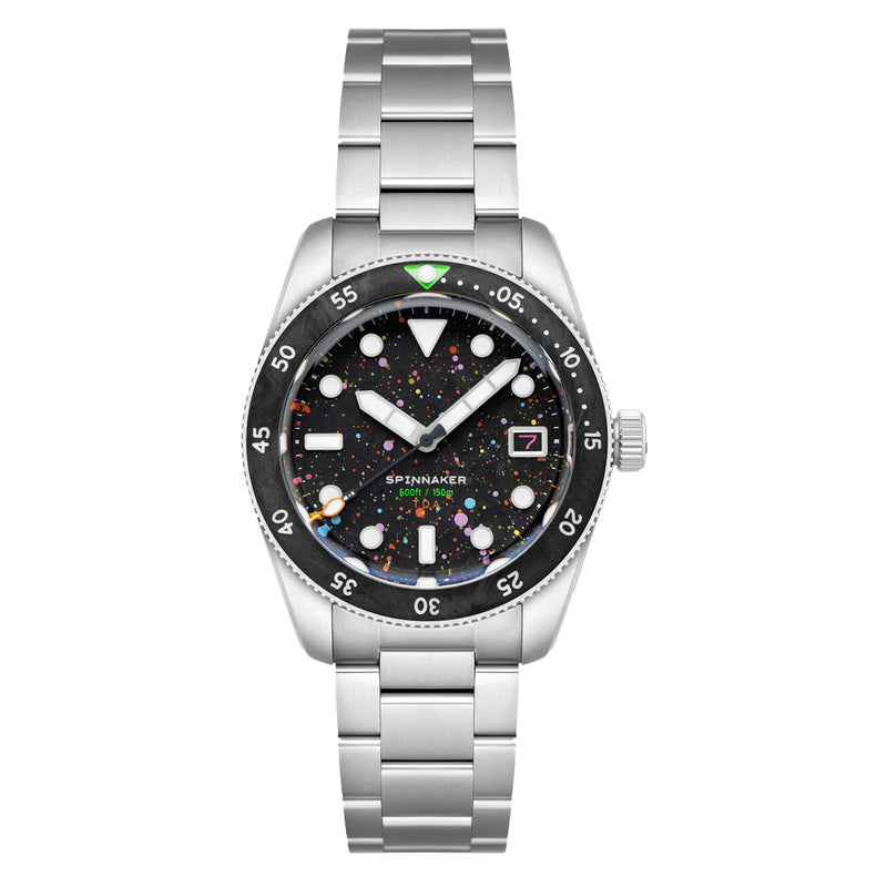 Spinnaker x The Dial Artist LE Croft 39 Automatic Aurora Green Watch #SP-5141-44