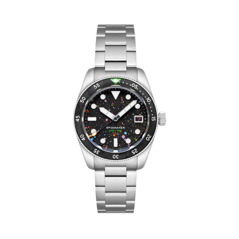 Spinnaker x The Dial Artist LE Croft 39 Automatic Aurora Green Watch #SP-5141-44