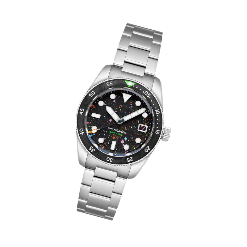 Spinnaker x The Dial Artist LE Croft 39 Automatic Aurora Green Watch #SP-5141-44