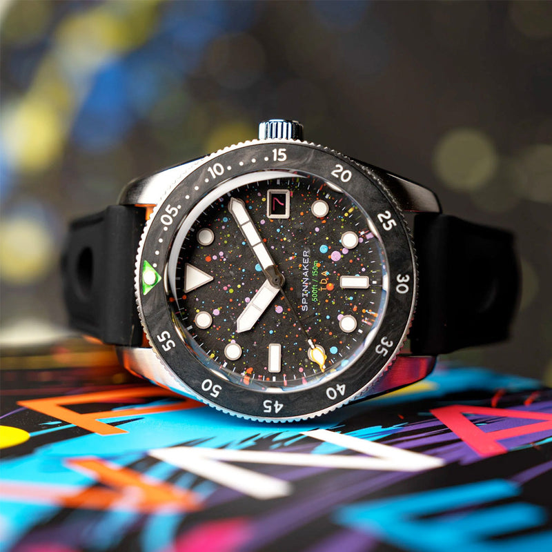 Spinnaker x The Dial Artist LE Croft 39 Automatic Aurora Green Watch #SP-5141-44