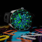 Spinnaker x The Dial Artist LE Croft 39 Automatic Aurora Green Watch #SP-5141-44