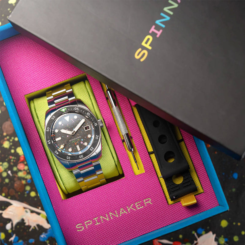 Spinnaker x The Dial Artist LE Croft 39 Automatic Aurora Green Watch #SP-5141-44
