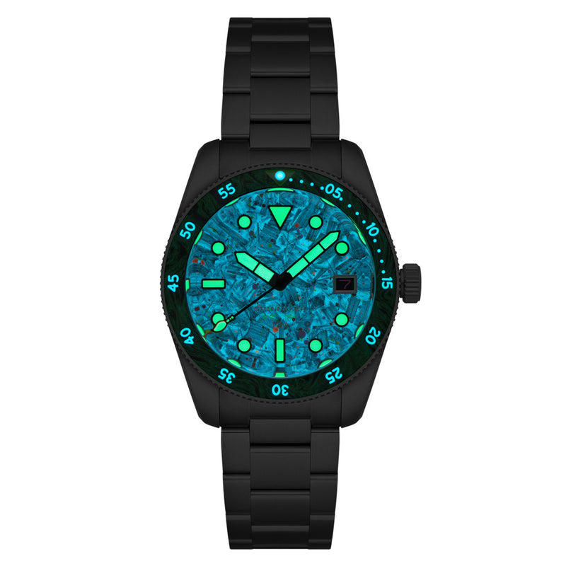 Spinnaker x The Dial Artist LE Croft 39 Automatic Aurora Green Watch #SP-5141-44