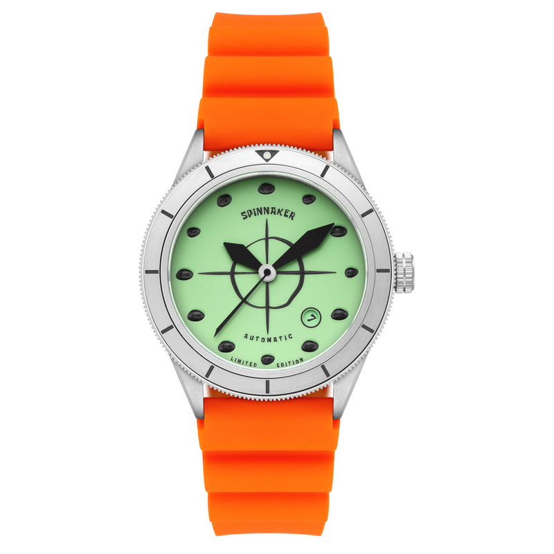 Spinnaker Cahill Automatic SpongeBob SquarePants Timekeeper Limited Edition Green Dial #SP-5142-01