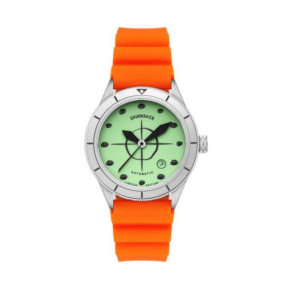 Spinnaker Cahill Automatic SpongeBob SquarePants Timekeeper Limited Edition Green Dial #SP-5142-01