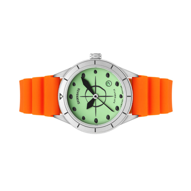 Spinnaker Cahill Automatic SpongeBob SquarePants Timekeeper Limited Edition Green Dial #SP-5142-01