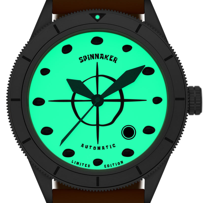 Spinnaker Cahill Automatic SpongeBob SquarePants Timekeeper Limited Edition Green Dial #SP-5142-01