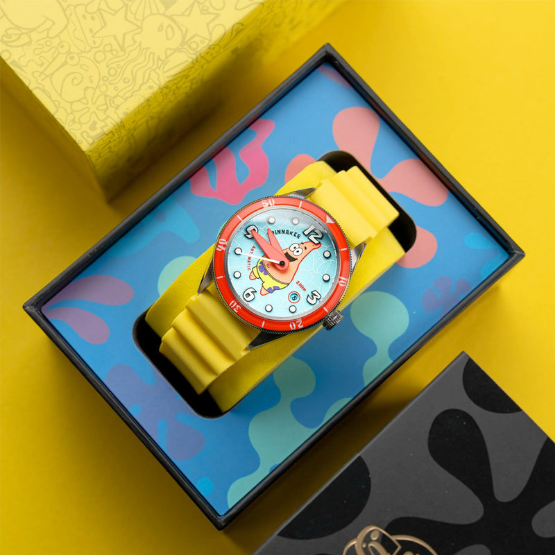 Spinnaker Cahill Automatic SpongeBob SquarePants Timekeeper Limited Edition Blue Dial #SP-5142-02