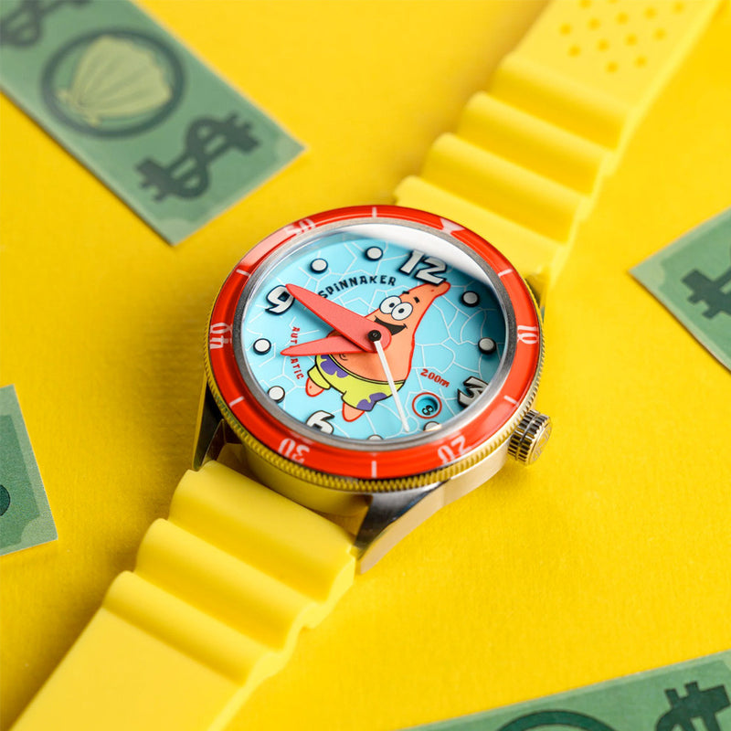 Spinnaker Cahill Automatic SpongeBob SquarePants Timekeeper Limited Edition Blue Dial #SP-5142-02