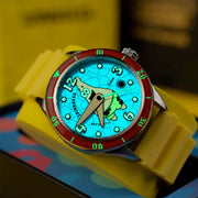 Spinnaker Cahill Automatic SpongeBob SquarePants Timekeeper Limited Edition Blue Dial #SP-5142-02