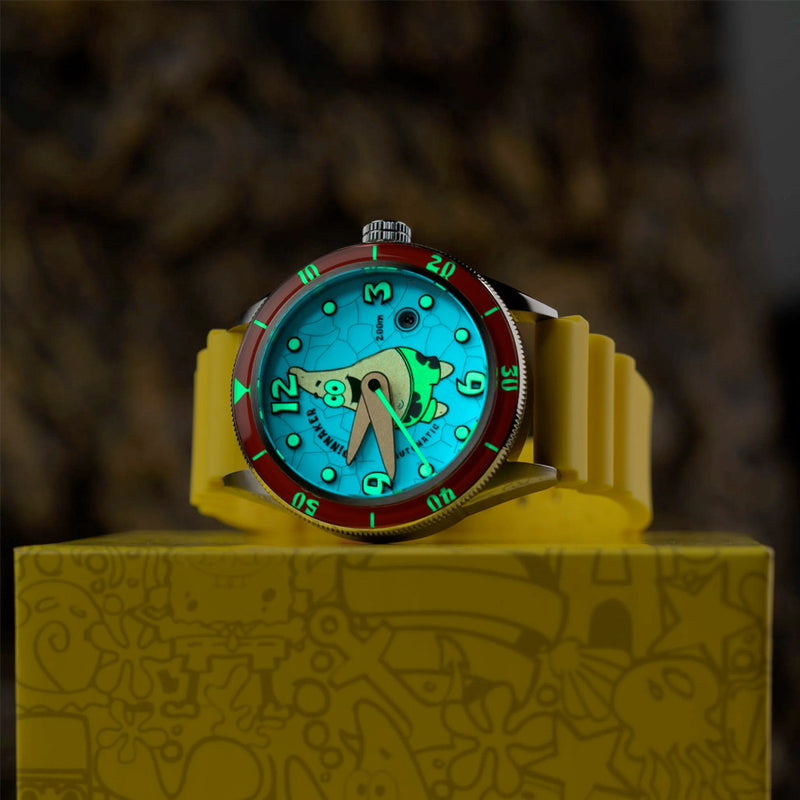 Spinnaker Cahill Automatic SpongeBob SquarePants Timekeeper Limited Edition Blue Dial #SP-5142-02
