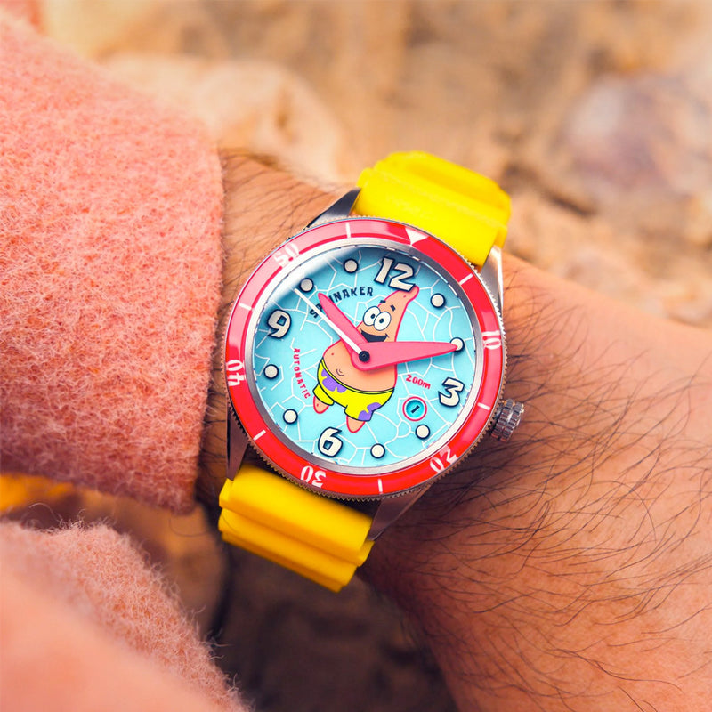 Spinnaker Cahill Automatic SpongeBob SquarePants Timekeeper Limited Edition Blue Dial #SP-5142-02