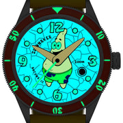 Spinnaker Cahill Automatic SpongeBob SquarePants Timekeeper Limited Edition Blue Dial #SP-5142-02