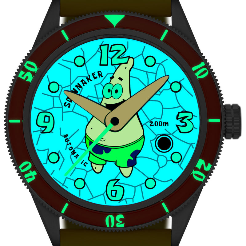 Spinnaker Cahill Automatic SpongeBob SquarePants Timekeeper Limited Edition Blue Dial #SP-5142-02