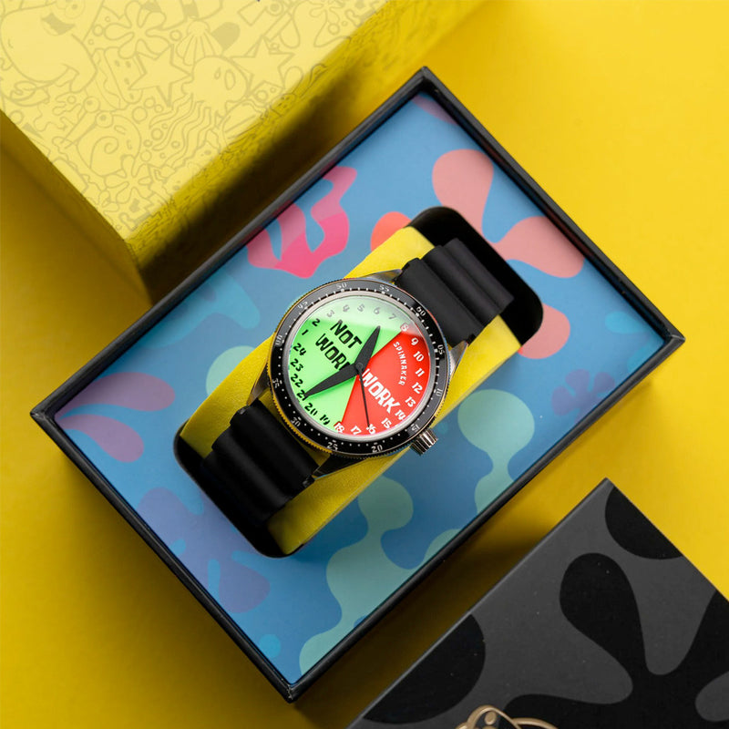 Spinnaker Cahill Automatic SpongeBob SquarePants Timekeeper Limited Edition Green Red Dial #SP-5142-03