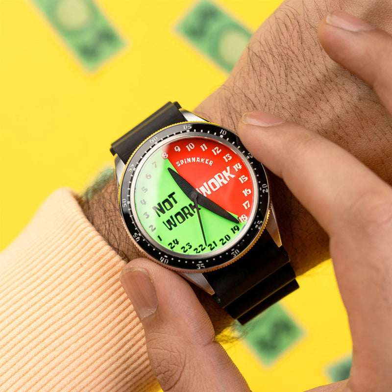 Spinnaker Cahill Automatic SpongeBob SquarePants Timekeeper Limited Edition Green Red Dial #SP-5142-03