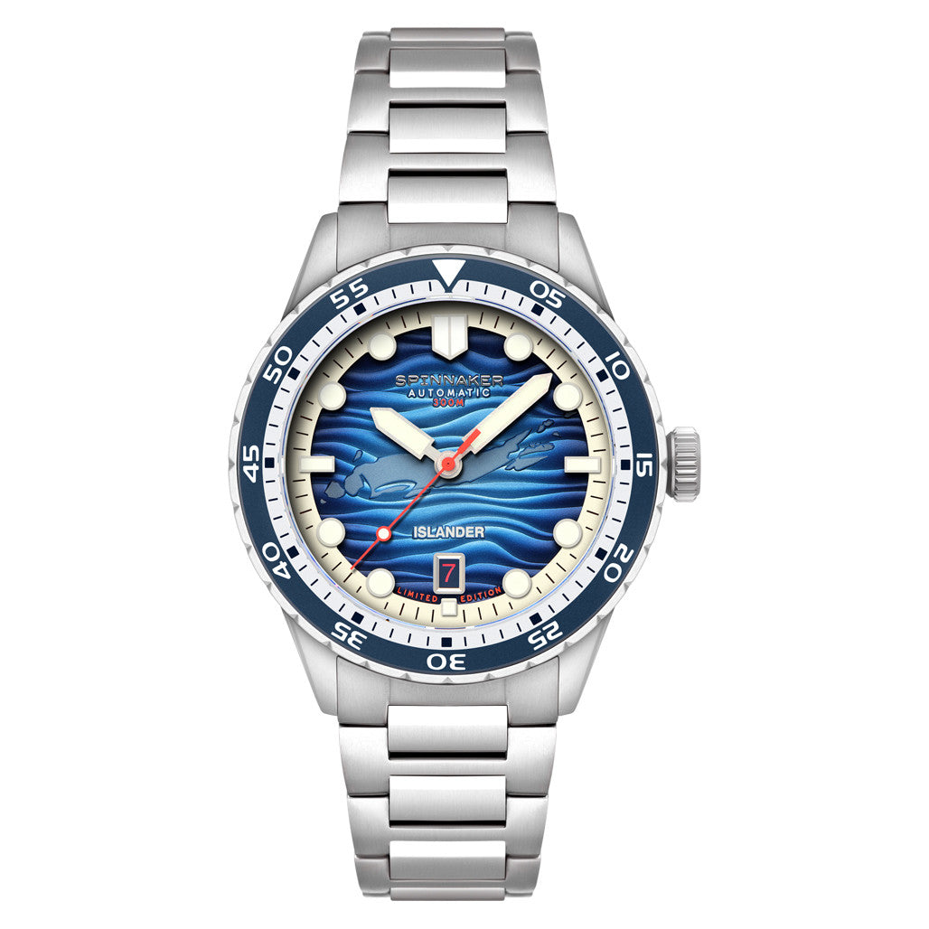 Spinnaker x Islander Hass Limited Edition Watch with Island Dial