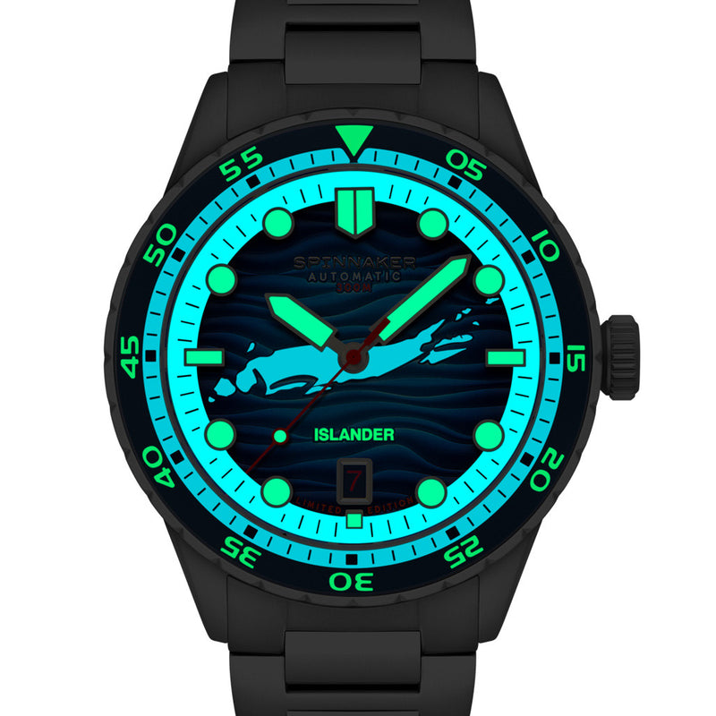 Spinnaker x Islander Hass Limited Edition Watch with Island Dial #SP-5144-LIW11
