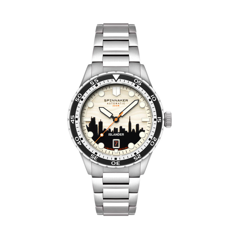 Spinnaker x Islander Hass Limited Edition Watch with Skyline Dial #SP-5144-LIW22