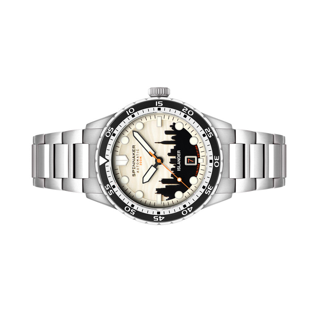 Spinnaker x Islander Hass Limited Edition Watch with Skyline Dial