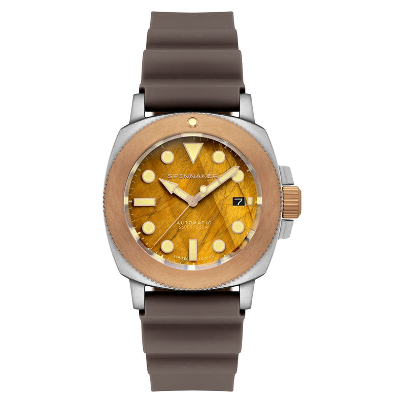Spinnaker Hull Titanium Bronze Automatic - Lapidary Limited Edition Brown Dial #SP-5145-01