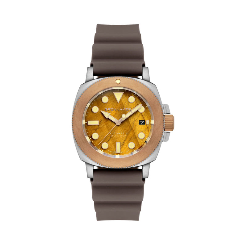 Spinnaker Hull Titanium Bronze Automatic - Lapidary Limited Edition Brown Dial #SP-5145-01