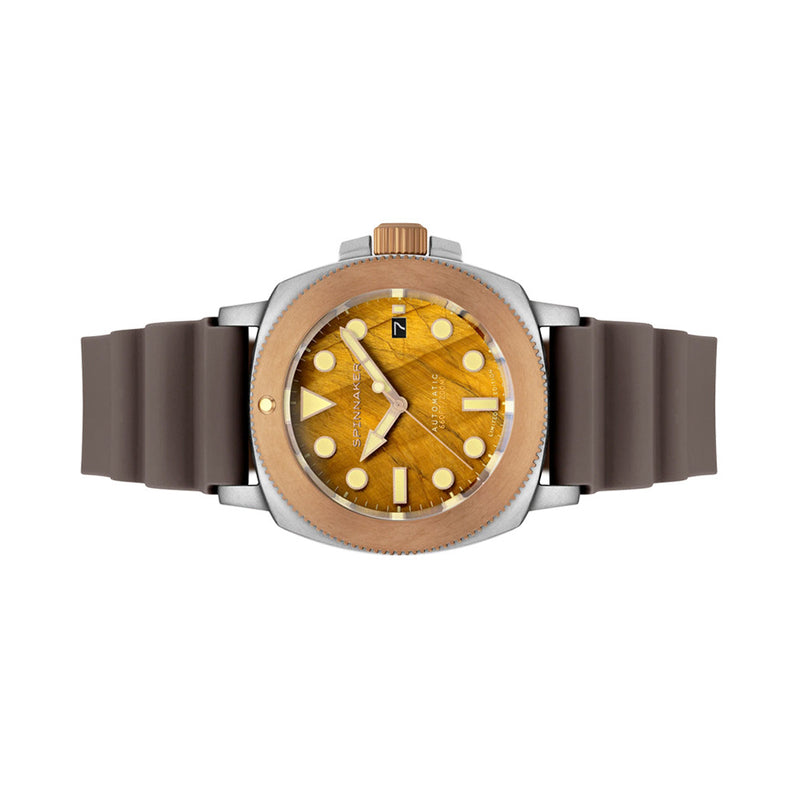 Spinnaker Hull Titanium Bronze Automatic - Lapidary Limited Edition Brown Dial #SP-5145-01