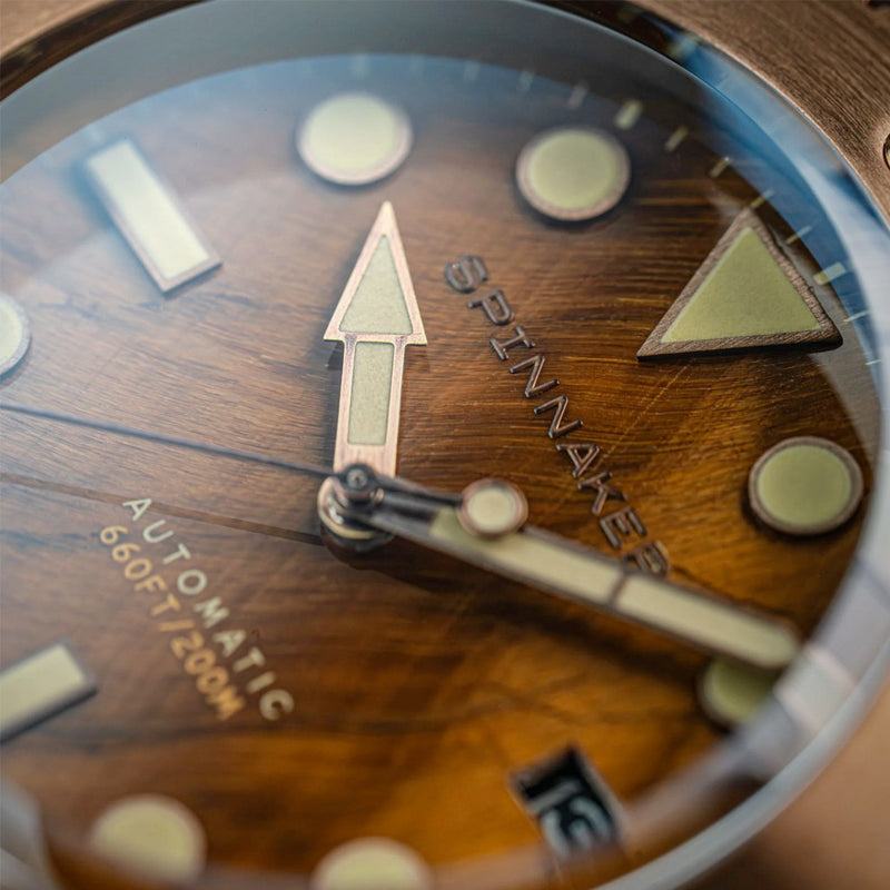 Spinnaker Hull Titanium Bronze Automatic - Lapidary Limited Edition Brown Dial #SP-5145-01