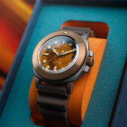 Spinnaker Hull Titanium Bronze Automatic - Lapidary Limited Edition Brown Dial #SP-5145-01