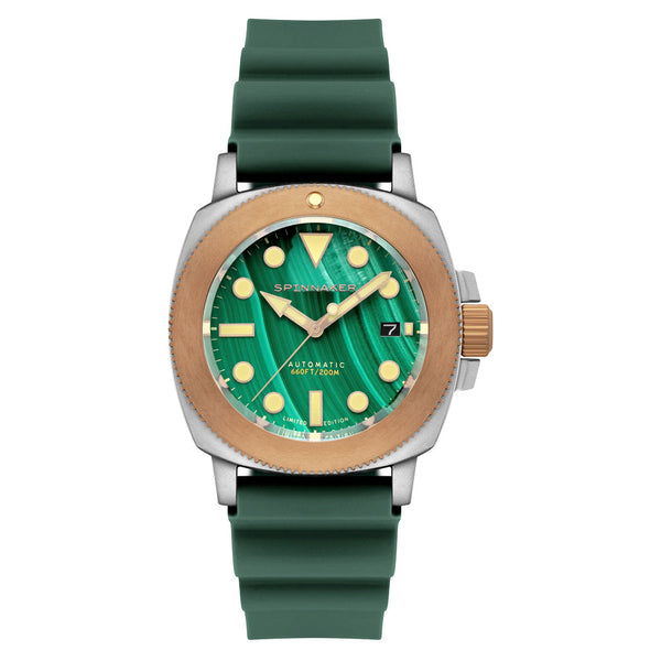 Spinnaker Hull Titanium Bronze Automatic - Lapidary Limited Edition Green Dial #SP-5145-02