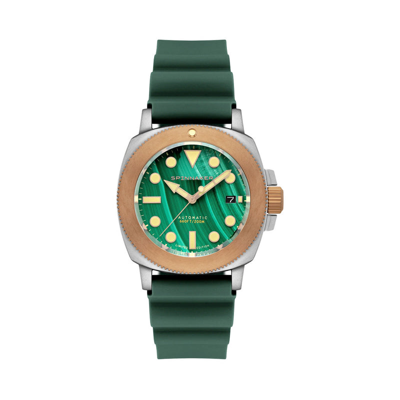 Spinnaker Hull Titanium Bronze Automatic - Lapidary Limited Edition Green Dial #SP-5145-02