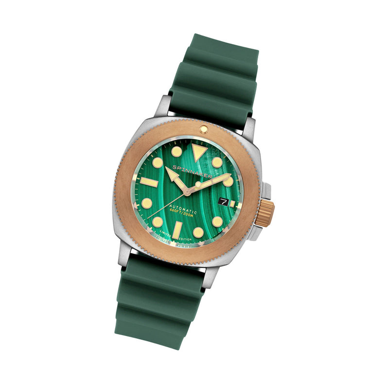 Spinnaker Hull Titanium Bronze Automatic - Lapidary Limited Edition Green Dial #SP-5145-02