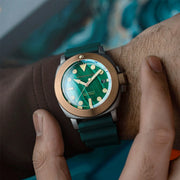 Spinnaker Hull Titanium Bronze Automatic - Lapidary Limited Edition Green Dial #SP-5145-02