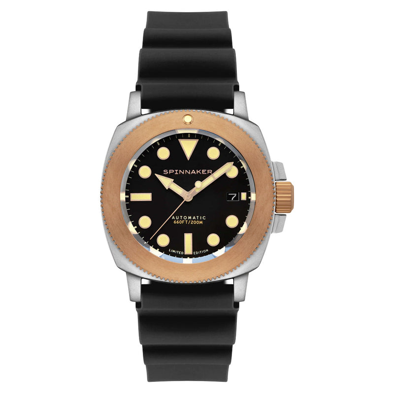 Spinnaker Hull Titanium Bronze Automatic - Lapidary Limited Edition Black Dial #SP-5145-03