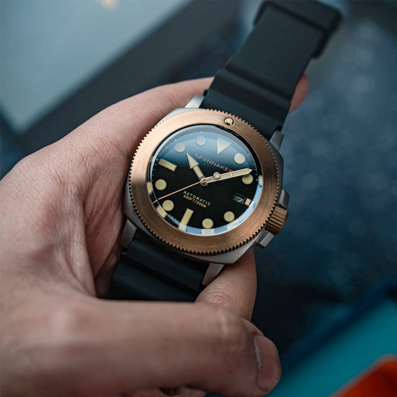 Spinnaker Hull Titanium Bronze Automatic - Lapidary Limited Edition Black Dial #SP-5145-03