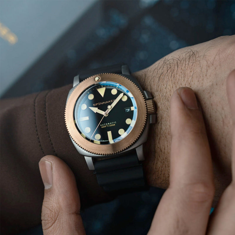 Spinnaker Hull Titanium Bronze Automatic - Lapidary Limited Edition Black Dial #SP-5145-03