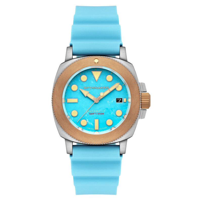 Spinnaker Hull Titanium Bronze Automatic - Lapidary Limited Edition Blue Dial #SP-5145-04