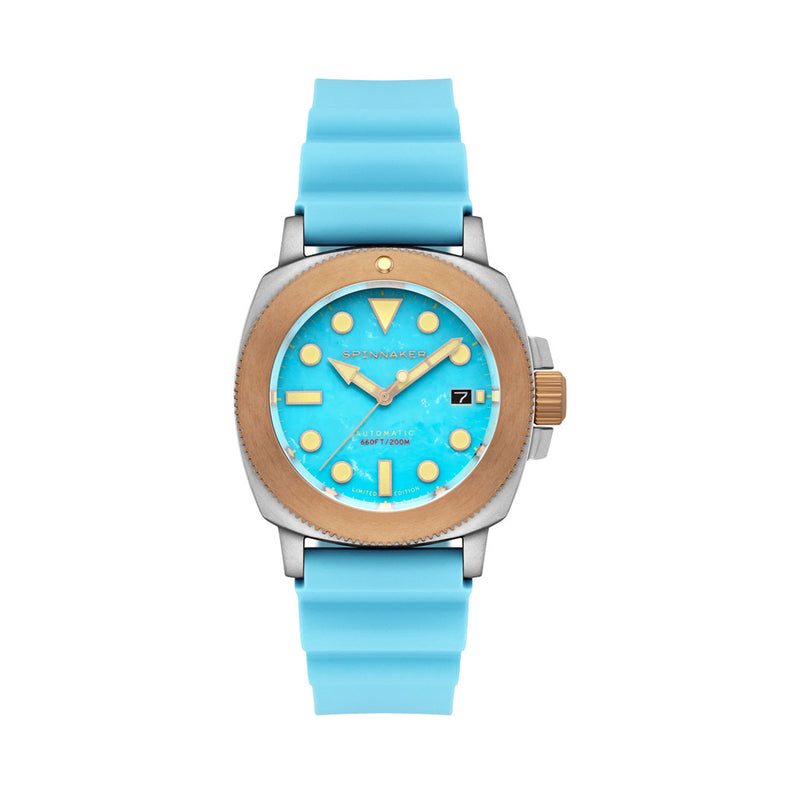 Spinnaker Hull Titanium Bronze Automatic - Lapidary Limited Edition Blue Dial #SP-5145-04