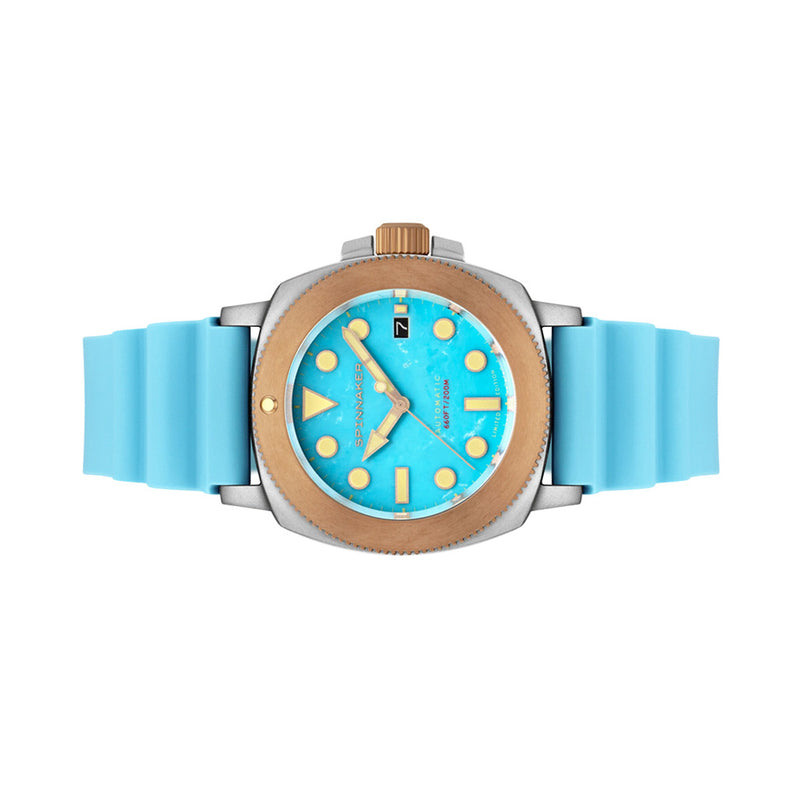 Spinnaker Hull Titanium Bronze Automatic - Lapidary Limited Edition Blue Dial #SP-5145-04