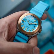 Spinnaker Hull Titanium Bronze Automatic - Lapidary Limited Edition Blue Dial #SP-5145-04