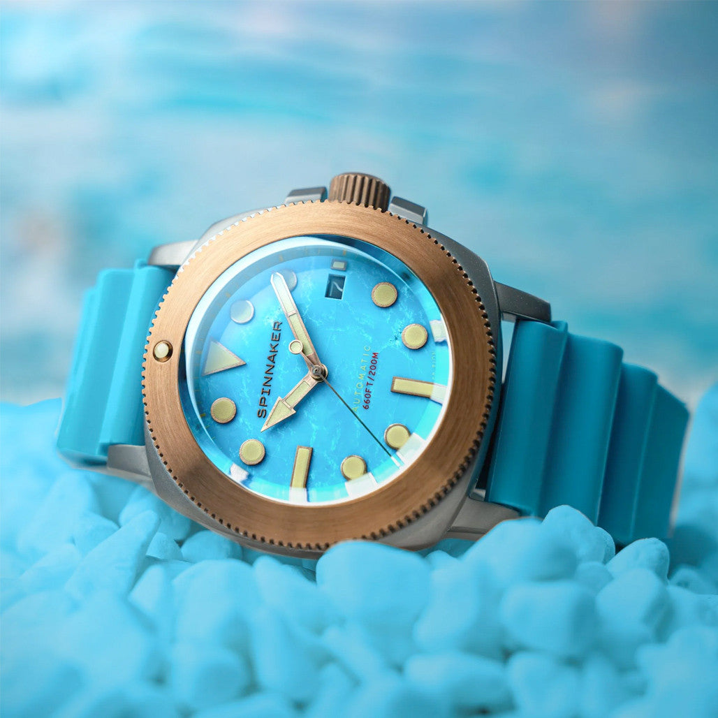 Spinnaker Hull Titanium Bronze Automatic - Lapidary Limited