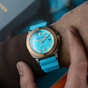 Spinnaker Hull Titanium Bronze Automatic - Lapidary Limited Edition Blue Dial #SP-5145-04