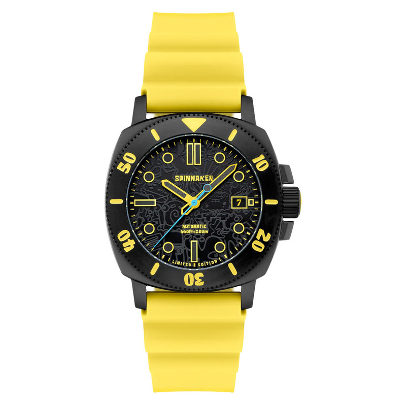 Spinnaker Hull Diver Automatic SpongeBob SquarePants Limited Edition Yellow Spongebob #SP-5147-01