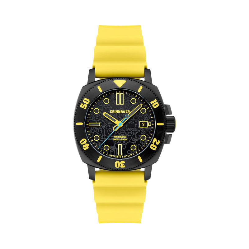 Spinnaker Hull Diver Automatic SpongeBob SquarePants Limited Edition Yellow Spongebob #SP-5147-01