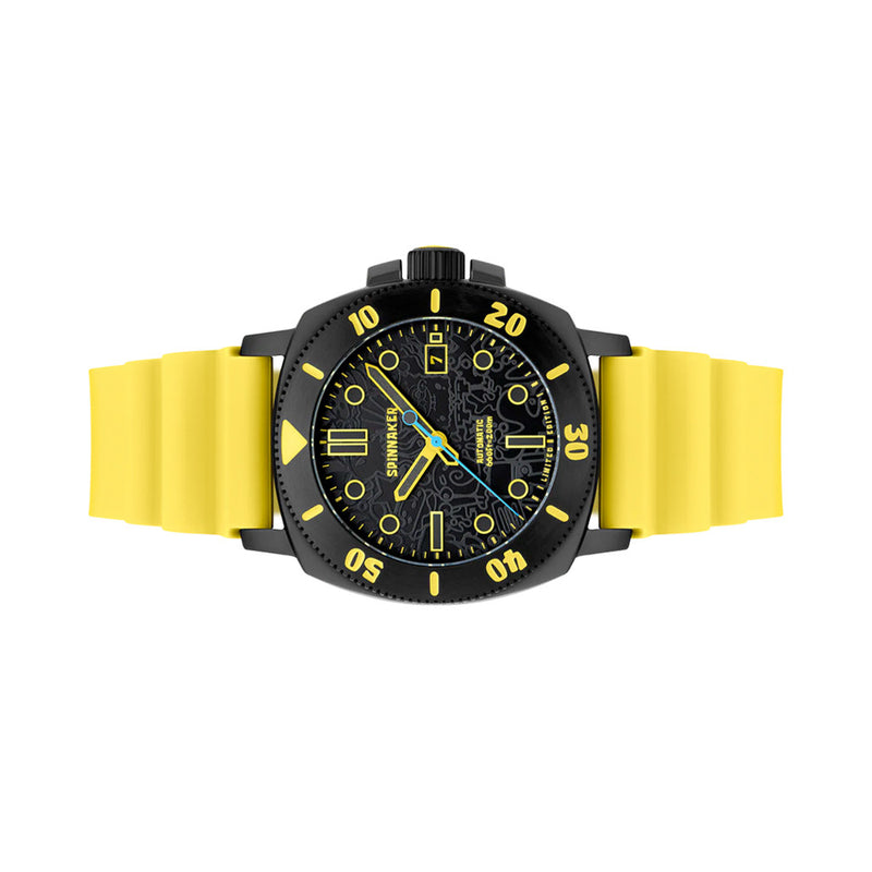 Spinnaker Hull Diver Automatic SpongeBob SquarePants Limited Edition Yellow Spongebob #SP-5147-01