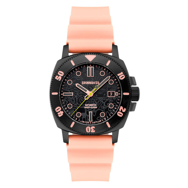 Spinnaker Hull Diver Automatic SpongeBob SquarePants Limited Edition Pink Patrick #SP-5147-02