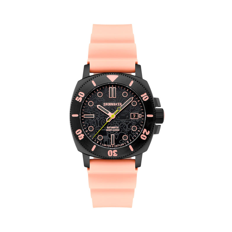 Spinnaker Hull Diver Automatic SpongeBob SquarePants Limited Edition Pink Patrick #SP-5147-02