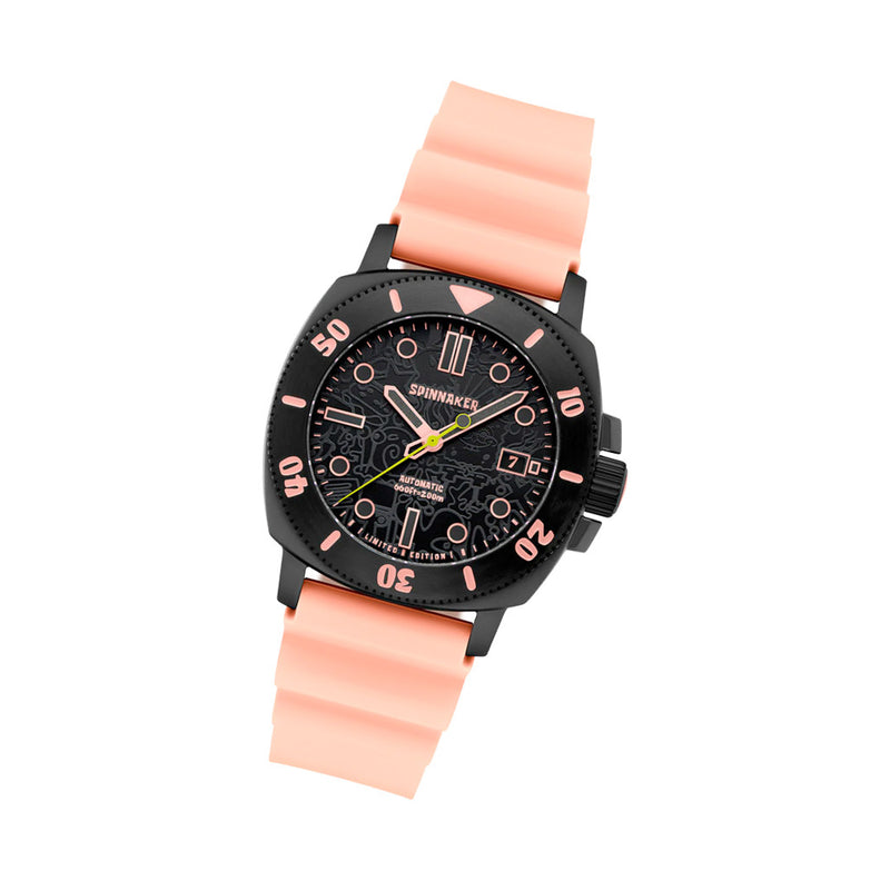 Spinnaker Hull Diver Automatic SpongeBob SquarePants Limited Edition Pink Patrick #SP-5147-02