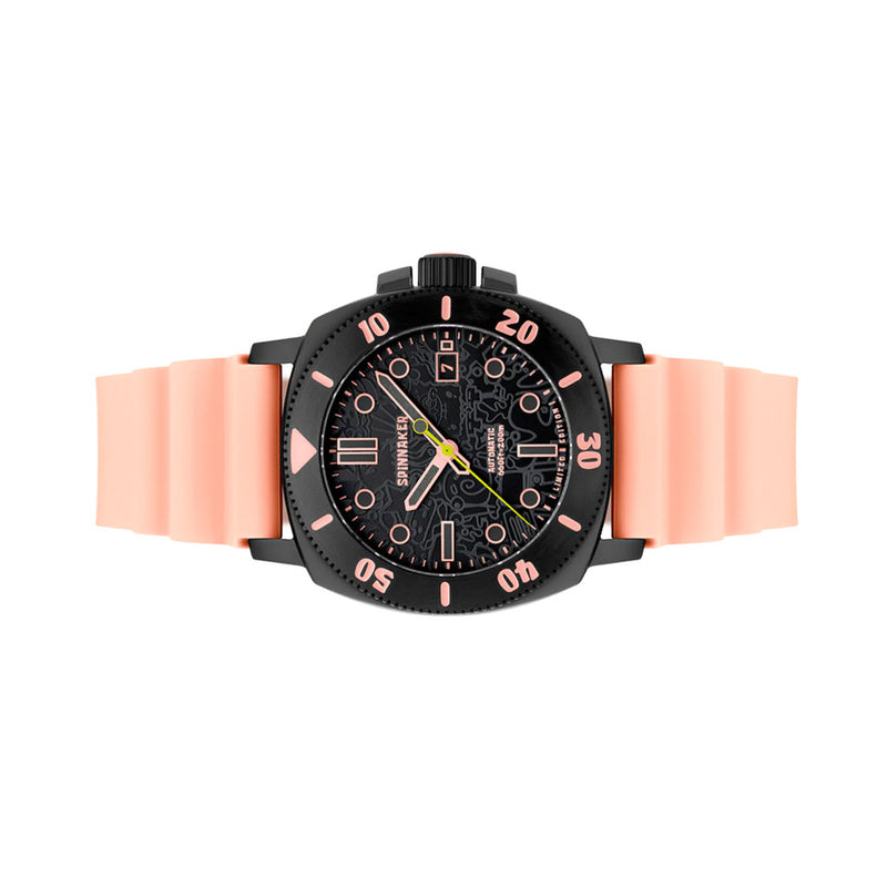 Spinnaker Hull Diver Automatic SpongeBob SquarePants Limited Edition Pink Patrick #SP-5147-02